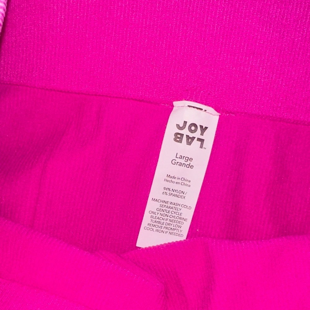 JoyLab Pink, Purple, and Blue Leggings Set - Picture 4 of 7